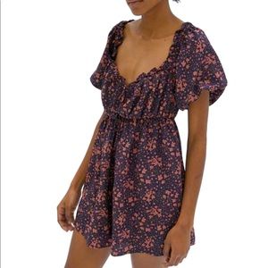 Urban Outfitters | UO Dress Forum Ruffle Short Sleeve Romper | Size: S